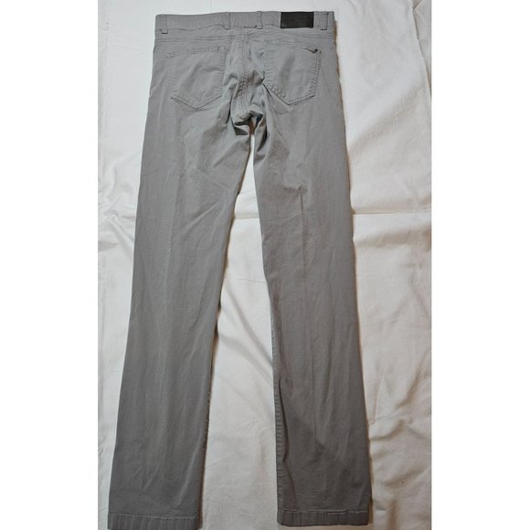 Peter Millar Men's Perfect Poplin Five-Pocket Pant, gray, size 34 - Picture 2 of 6